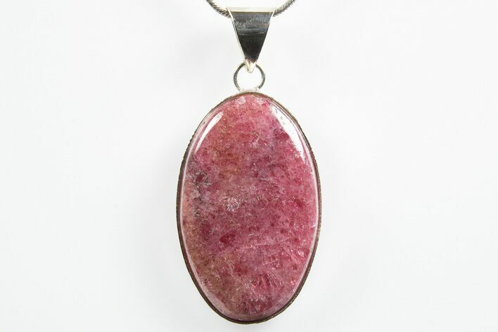 Polished Rhodonite Pendant (Necklace) #346235